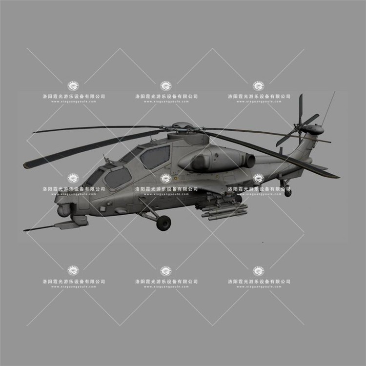 潜山武装直升机3D模型